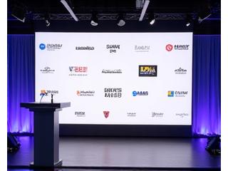 Backdrop personalizado logos